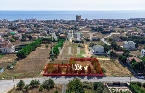 B.çekmece Kamiloba’da 3 Kat Konut İmarlı 1536 m2 Arsa