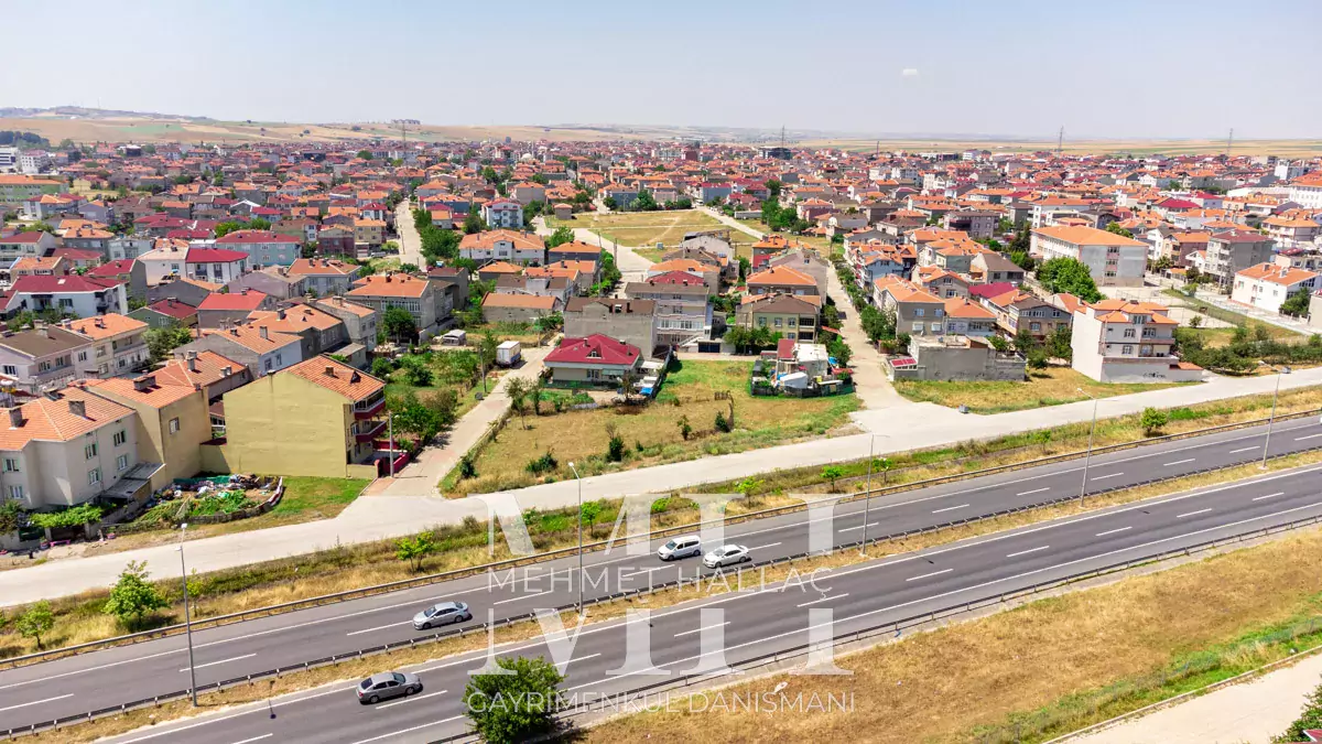 Tekirdağ Ergene Yeşiltepede 3 Kat Konut İmarlı 251 m2 Arsa