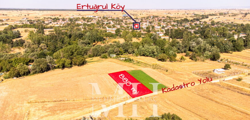 Kırklareli Lüleburgaz Ertuğrul Köyde 880 m2 Bağ Bahçe